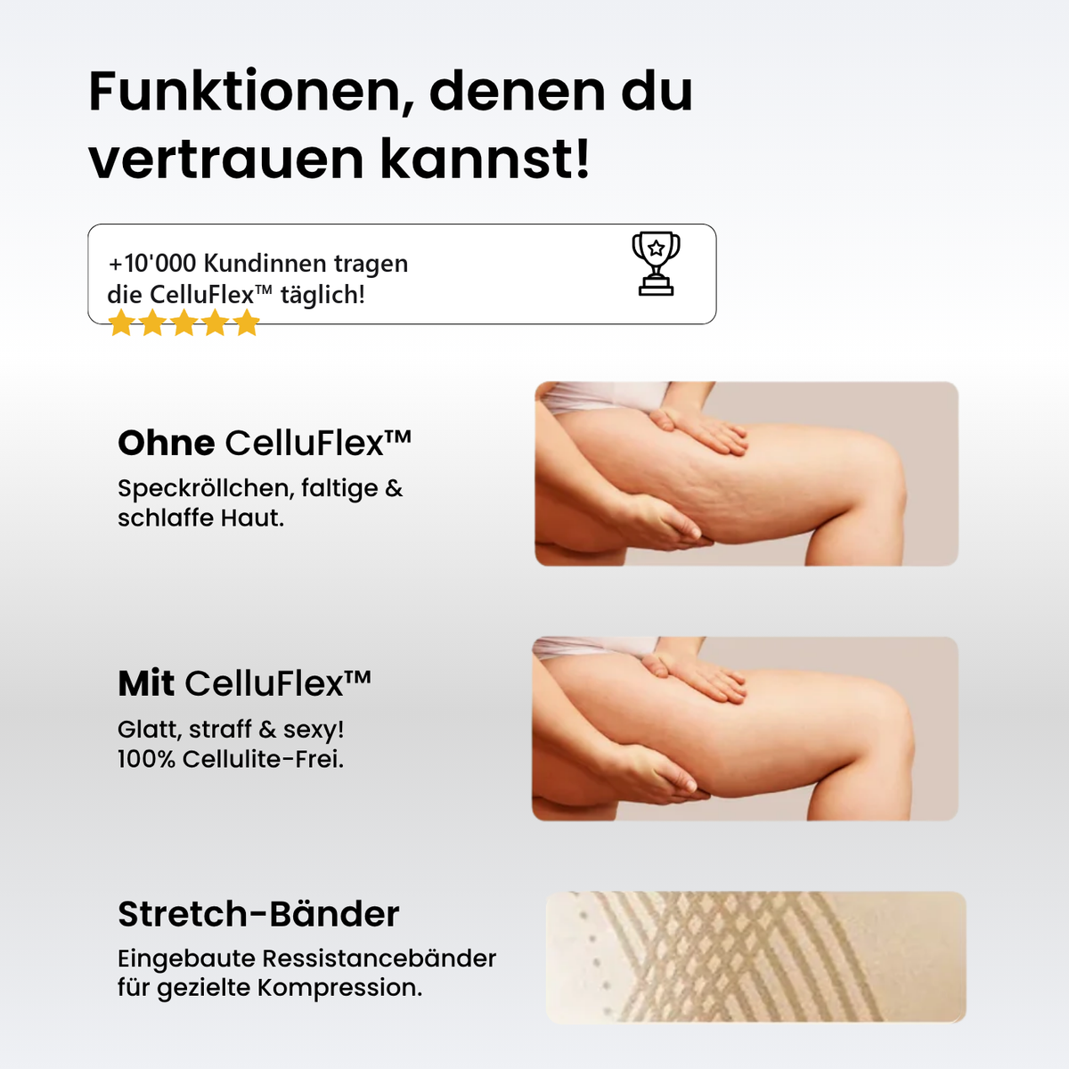 COREEX CelluFlex™ 3D-Kompressionsshorts