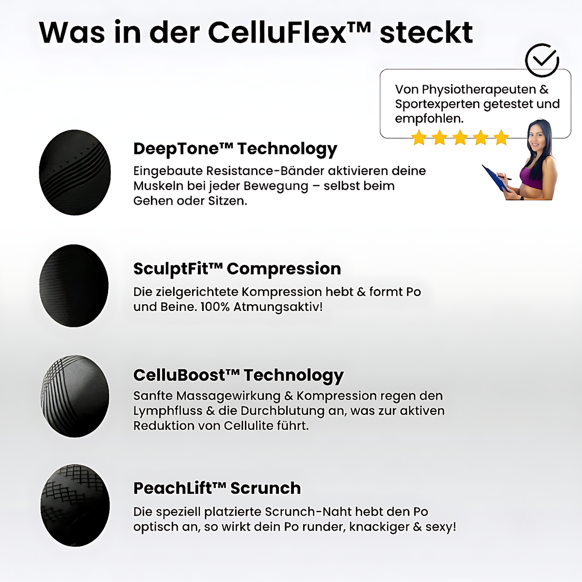 COREEX CelluFlex™ 3D-Kompressionsshorts
