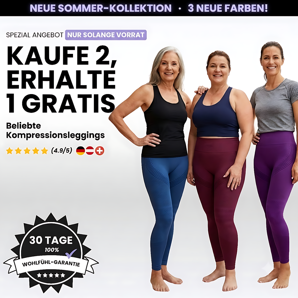 COREEX CelluFlex™ 3D-Kompressionsleggings LIMITED EDITION